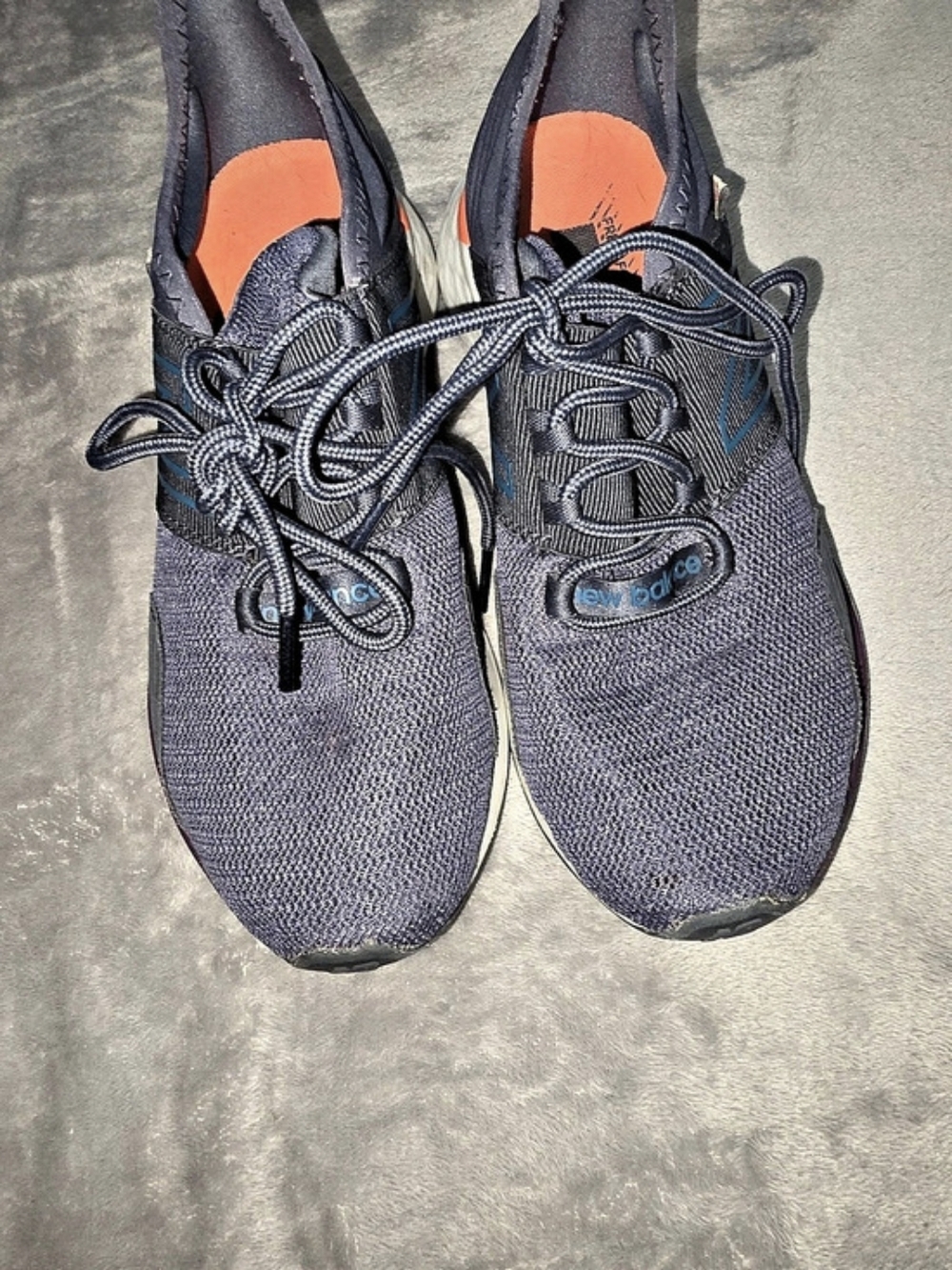 New Balance Fresh Foam Roav Athletic Shoes Blue & Orange US 7